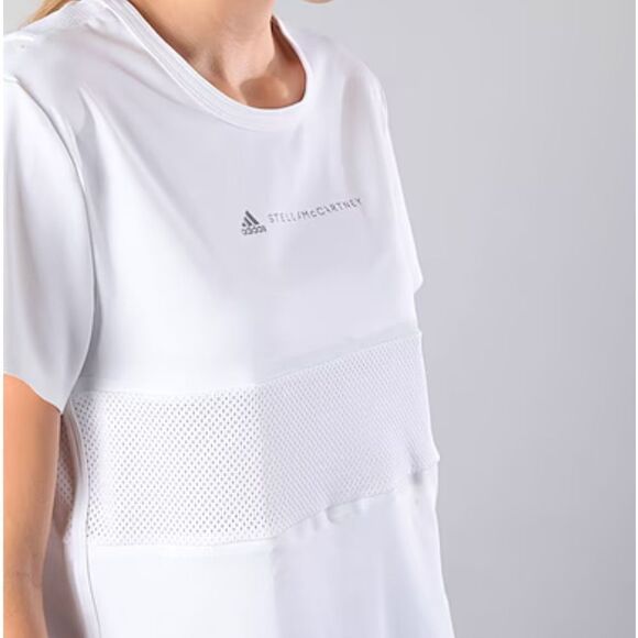 Stella McCartney X Adidas Run With It Loose Short Sleeve Mesh Top S - Picture 4 of 14